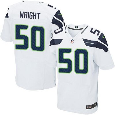 Jerseys Factory Cheap Nike Seahawks #50 K.J. Wright White Men's