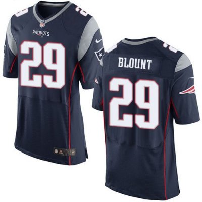 Jerseys Factory Cheap Nike Patriots #29 LeGarrette Blount Navy B