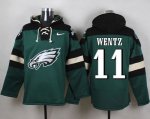 Jerseys Factory Cheap Nike Eagles #11 Carson Wentz Midnight Gree