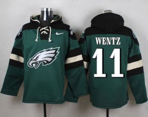 Jerseys Factory Cheap Nike Eagles #11 Carson Wentz Midnight Gree