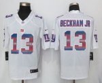 Jerseys Factory Cheap Nike Giants #13 Odell Beckham Jr White Men