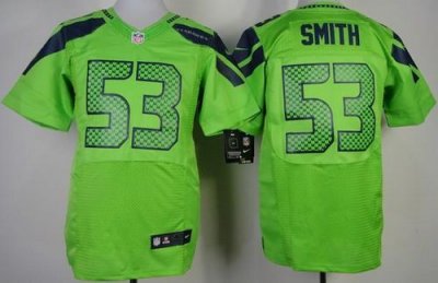 Jerseys Factory Cheap Nike Seahawks #53 Malcolm Smith Green Alte