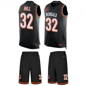 Jerseys Factory Cheap Nike Bengals #32 Jeremy Hill Black Team Co