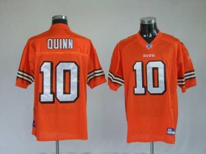 Jerseys Factory Cheap Browns #10 Brady Quinn Orange Stitched NFL