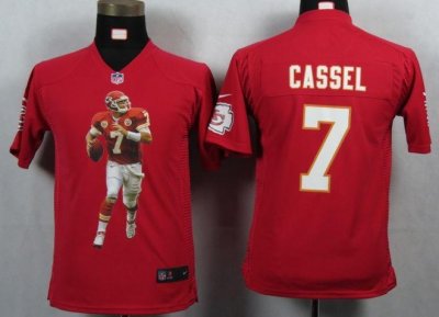 Jerseys Factory Cheap Nike Chiefs #7 Matt Cassel Red Team Color