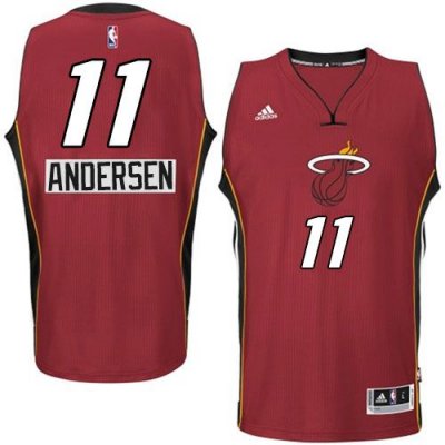 Jerseys Factory Cheap Heat #11 Chris Andersen Red 2014-15 Christ