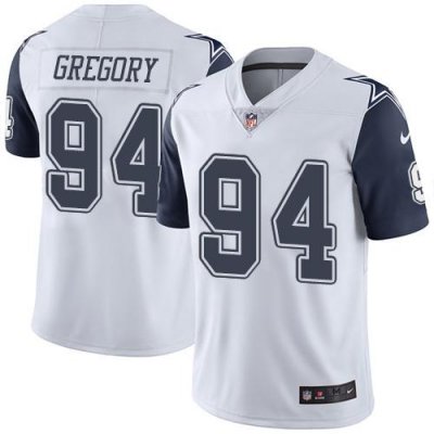 Jerseys Factory Cheap Nike Cowboys #94 Randy Gregory White Men's