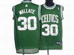 Jerseys Factory Cheap Celtics #30 Rasheed Wallace Embroidered Gr