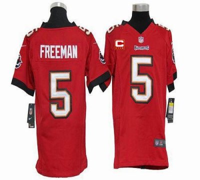 Jerseys Factory Cheap Nike Buccaneers #5 Josh Freeman Red Team C