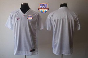 Jerseys Factory Cheap Crimson Tide Blank White 2013 BCS National