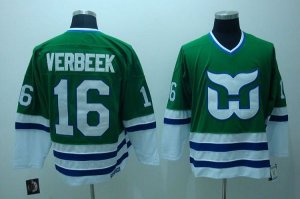 Jerseys Factory Cheap Whalers #16 Patrick Verbeek Embroidered CC