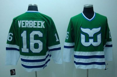 Jerseys Factory Cheap Whalers #16 Patrick Verbeek Embroidered CC