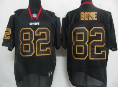 Jerseys Factory Cheap Chiefs #82 Dwayne Bowe Lights Out Black St
