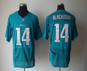 Jerseys Factory Cheap Nike Jaguars #14 Justin Blackmon Teal Gree