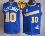 Jerseys Factory Cheap Warriors #10 Tim Hardaway Blue Throwback T