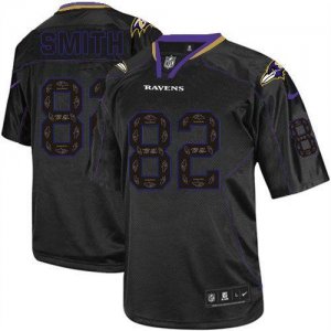Jerseys Factory Cheap Nike Ravens #82 Torrey Smith New Lights Ou