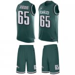 Jerseys Factory Cheap Nike Eagles #65 Lane Johnson Midnight Gree