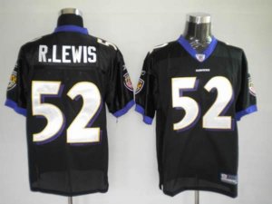 Jerseys Factory Cheap Ravens #52 Ray Lewis Black Stitched NFL Je