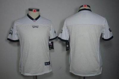 Jerseys Factory Cheap Nike Eagles Blank White Youth Embroidered