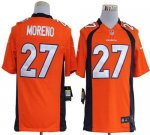 Jerseys Factory Cheap Nike Broncos #27 Knowshon Moreno Orange Te