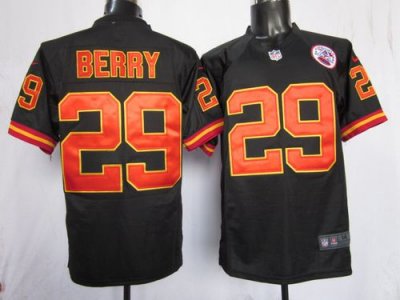 Jerseys Factory Cheap Nike Chiefs #29 Eric Berry Black Alternate
