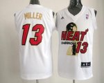 Jerseys Factory Cheap Heat #13 Mike Miller White 2012 NBA Finals