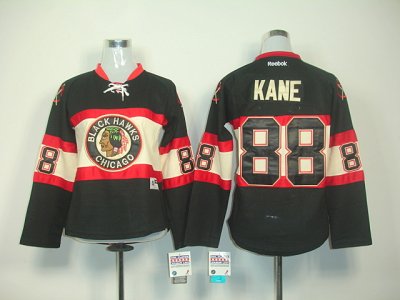 Jerseys Factory Cheap Blackhawks #88 Patrick Kane Black Women's