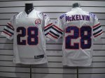 Jerseys Factory Cheap Bills #28 Leodis McKelvin White AFL 50th A