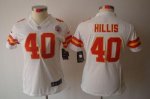 Jerseys Factory Cheap Nike Chiefs #40 Peyton Hillis White Women'