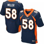 Jerseys Factory Cheap Nike Broncos #58 Von Miller Navy Blue Alte