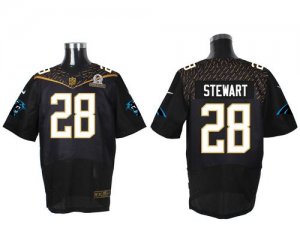 Jerseys Factory Cheap Nike Panthers #28 Jonathan Stewart Black 2