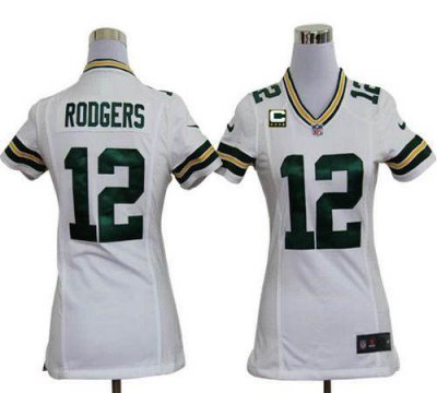 Jerseys Factory Cheap Nike Packers #12 Aaron Rodgers White With