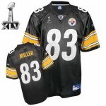 Jerseys Factory Cheap Steelers #83 Heath Miller Black Super Bowl