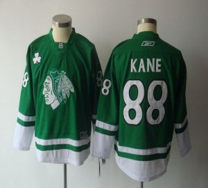 Jerseys Factory Cheap Blackhawks #88 Patrick Kane Green St. Patt