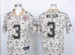 Jerseys Factory Cheap Nike Seahawks #3 Russell Wilson Camo USMC