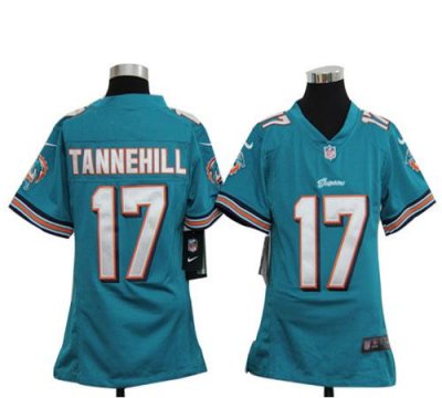 Jerseys Factory Cheap Nike Dolphins #17 Ryan Tannehill Aqua Gree