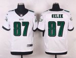 Jerseys Factory Cheap Nike Eagles #87 Brent Celek White Men's St