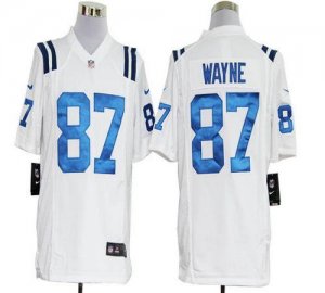 Jerseys Factory Cheap Nike Colts #87 Reggie Wayne White Men's Em