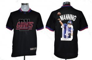 Jerseys Factory Cheap Nike Giants #10 Eli Manning Black Men's NF