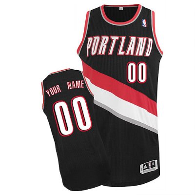Jerseys Factory Cheap Trail Blazers Personalized Authentic Black