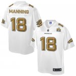 Jerseys Factory Cheap Nike Broncos #18 Peyton Manning White Men'