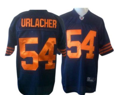 Jerseys Factory Cheap Bears #54 Brian Urlacher Blue/Orange 1940s
