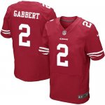 Jerseys Factory Cheap Nike 49ers #2 Blaine Gabbert Red Team Colo