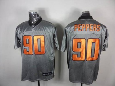 Jerseys Factory Cheap Bears #90 Julius Peppers Grey Shadow Stitc