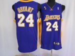 Jerseys Factory Cheap Lakers #24 Kobe Bryant Stitched Purple Cha
