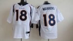 Jerseys Factory Cheap Nike Broncos #18 Peyton Manning White Men'