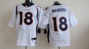 Jerseys Factory Cheap Nike Broncos #18 Peyton Manning White Men'
