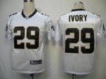 Jerseys Factory Cheap Saints #29 Chris Ivory White Embroidered Y