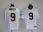Jerseys Factory Cheap Saints #9 Drew Brees White Embroidered You
