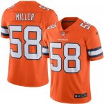 Jerseys Factory Cheap Nike Broncos #58 Von Miller Orange Men's S